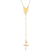Ogrlica Classical Cross - Zlatna / Bijela KP29911