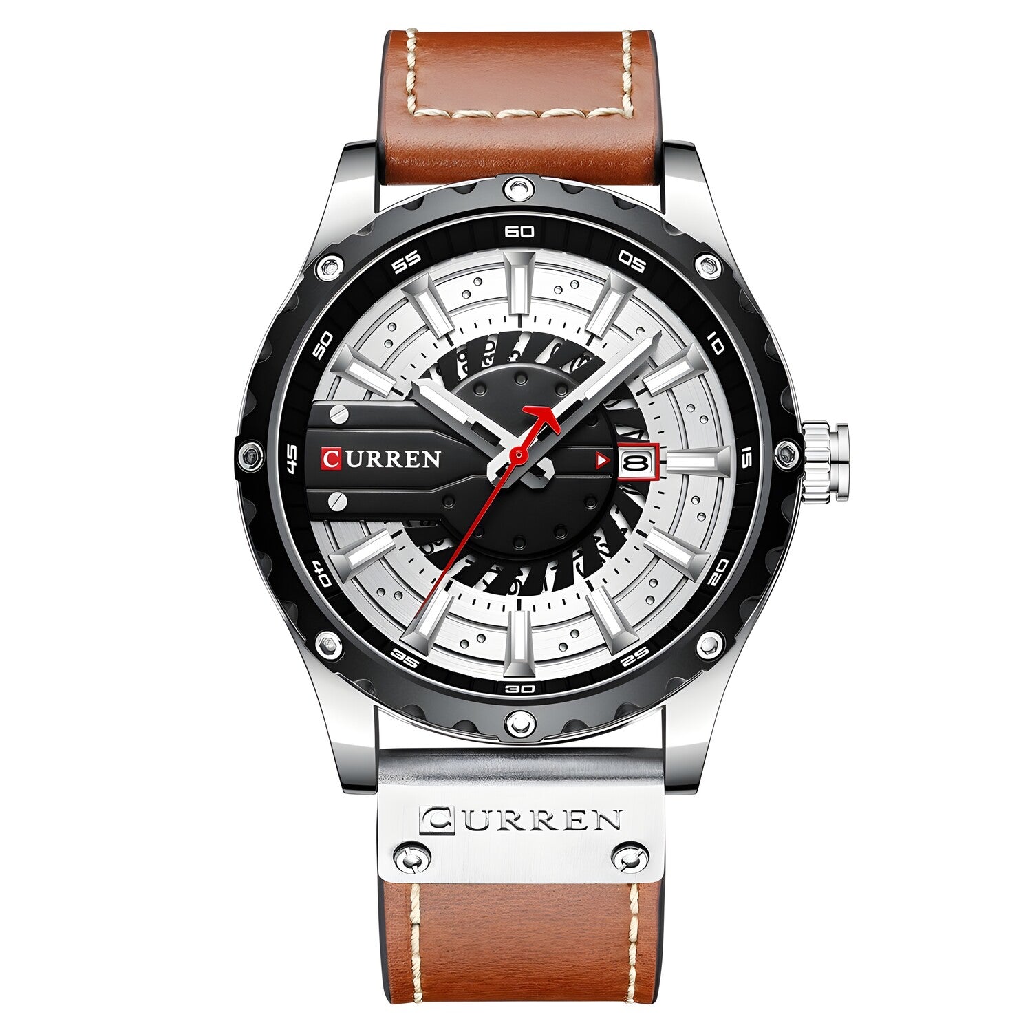 Sat CURREN HA-14245 - Smeđa / Srebrna KP14245