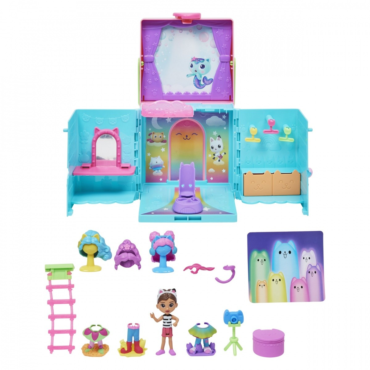 Gabby's Dollhouse GDH PYS Rainbow Closet Playset GML