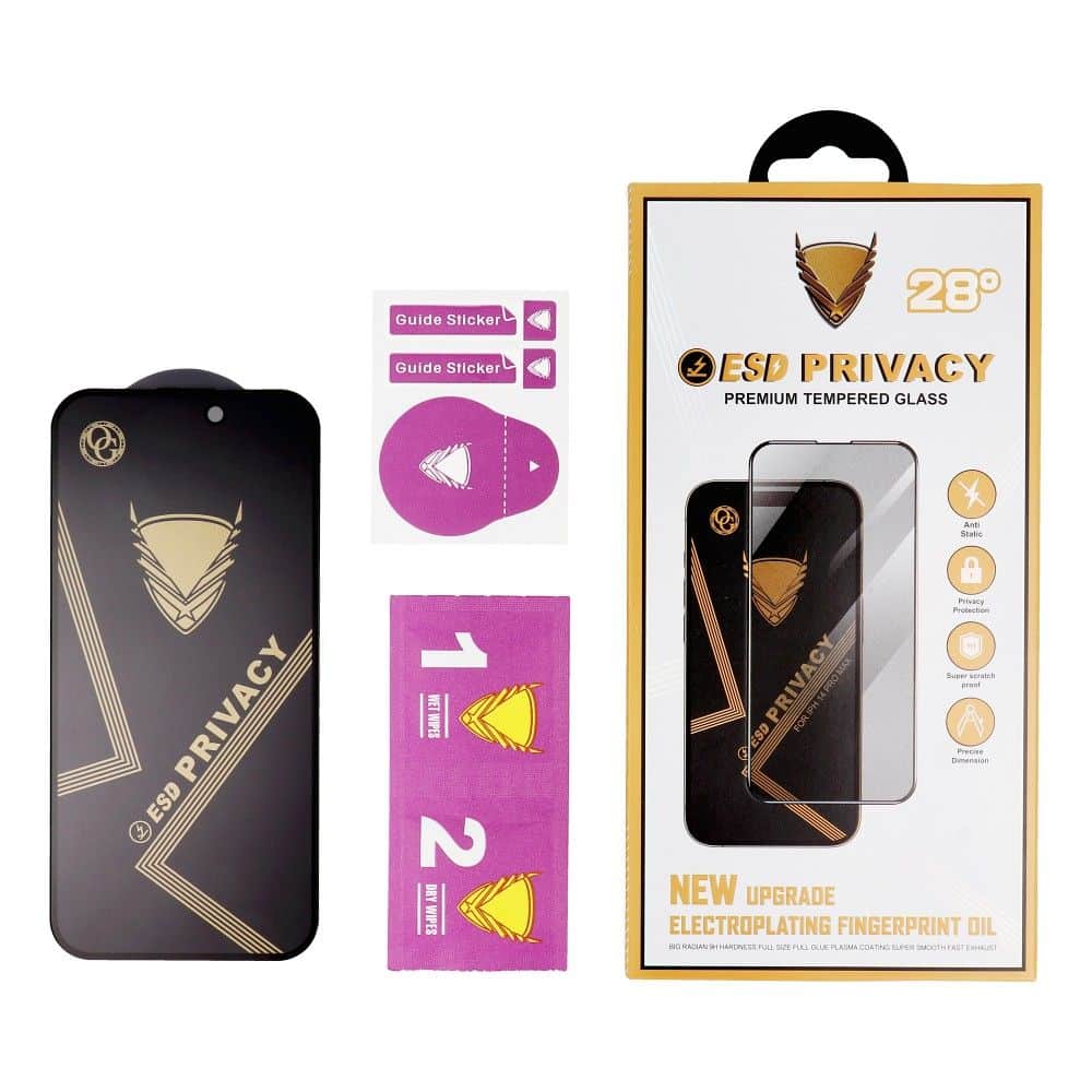 OG 6D Premium Privacy Anti-Spy zaštitno staklo za Xiaomi Redmi 15 4G