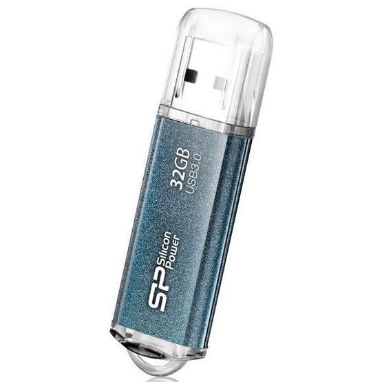 Silicon Power Marvel M01 USB izbrisivi memorijski pogon 32 GB USB Tip-A 3.2 Gen 1 (3.1 Gen 1) Plavo