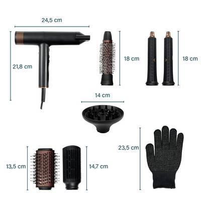 Princess 529205 sušilo za kosu 2000 W Crno
