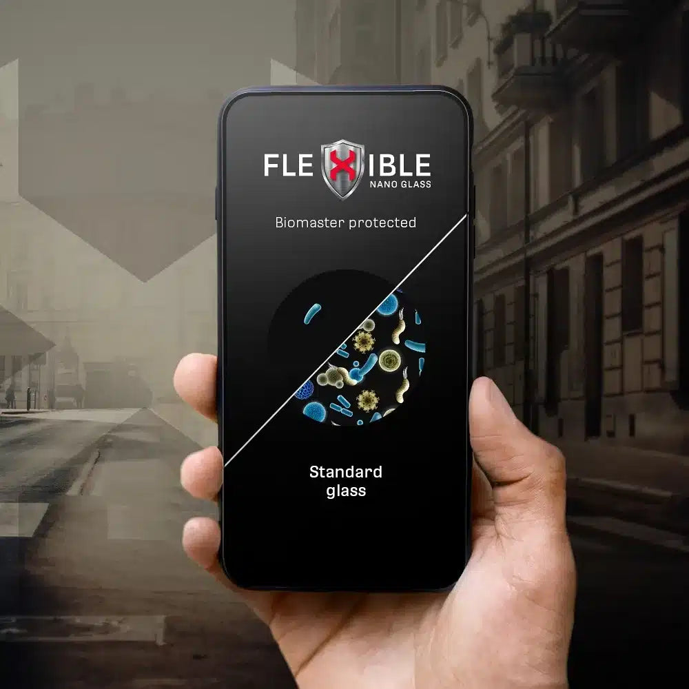 Forcell Flexible 5D - hibridno staklo za iPhone 14 Pro Max crno