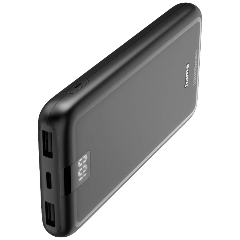 Hama 00201709 prijenosna baterija Litij-polimer (LiPo) 10000 mAh Antracit