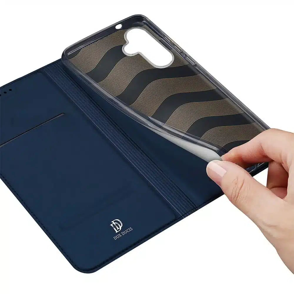 DUX DUCIS Skin Pro – Glatka kožna maska za Samsung Galaxy A15 4G/5G plava
