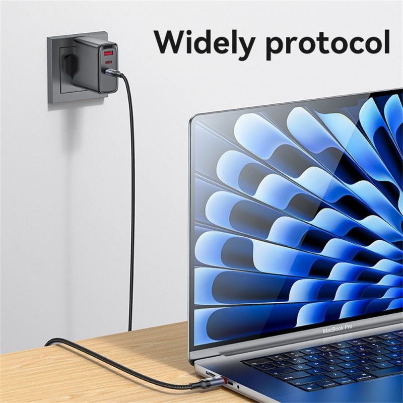 USB-C na USB-C kabel Yesido CA185 240 W 200 cm crni