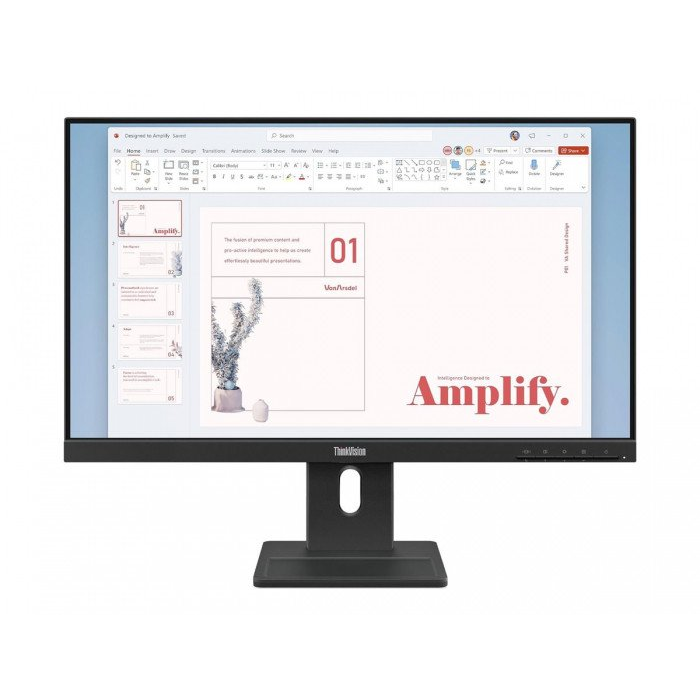 Lenovo ThinkVision E24-40 računalni monitor 60,5 cm (23.8") 1920 x 1080 pikseli Full HD LCD Crno