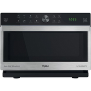 Whirlpool MWSC 833 SX Crno, Nehrđajući čelik Kombi mikrovalne Radna ploča 33 L 900 W