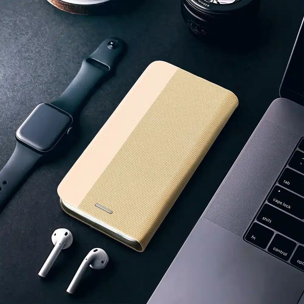 SENSITIVE Book preklopna maska za SAMSUNG GALAXY A55 5G gold