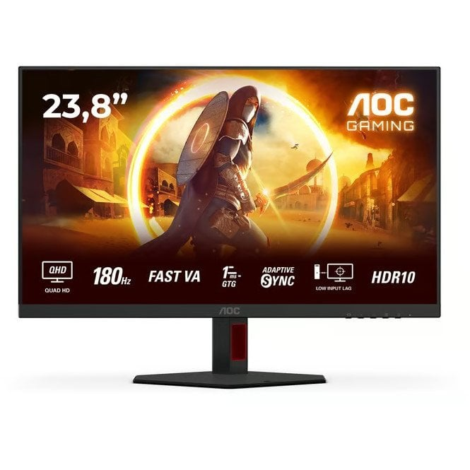 AOC G4 Q24G4RE računalni monitor 60,5 cm (23.8") 2560 x 1440 pikseli Quad HD LED Crno, Crveno