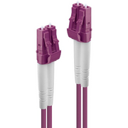 Lindy 46346 optički kabel 20 m LC OM4 Ružičasto