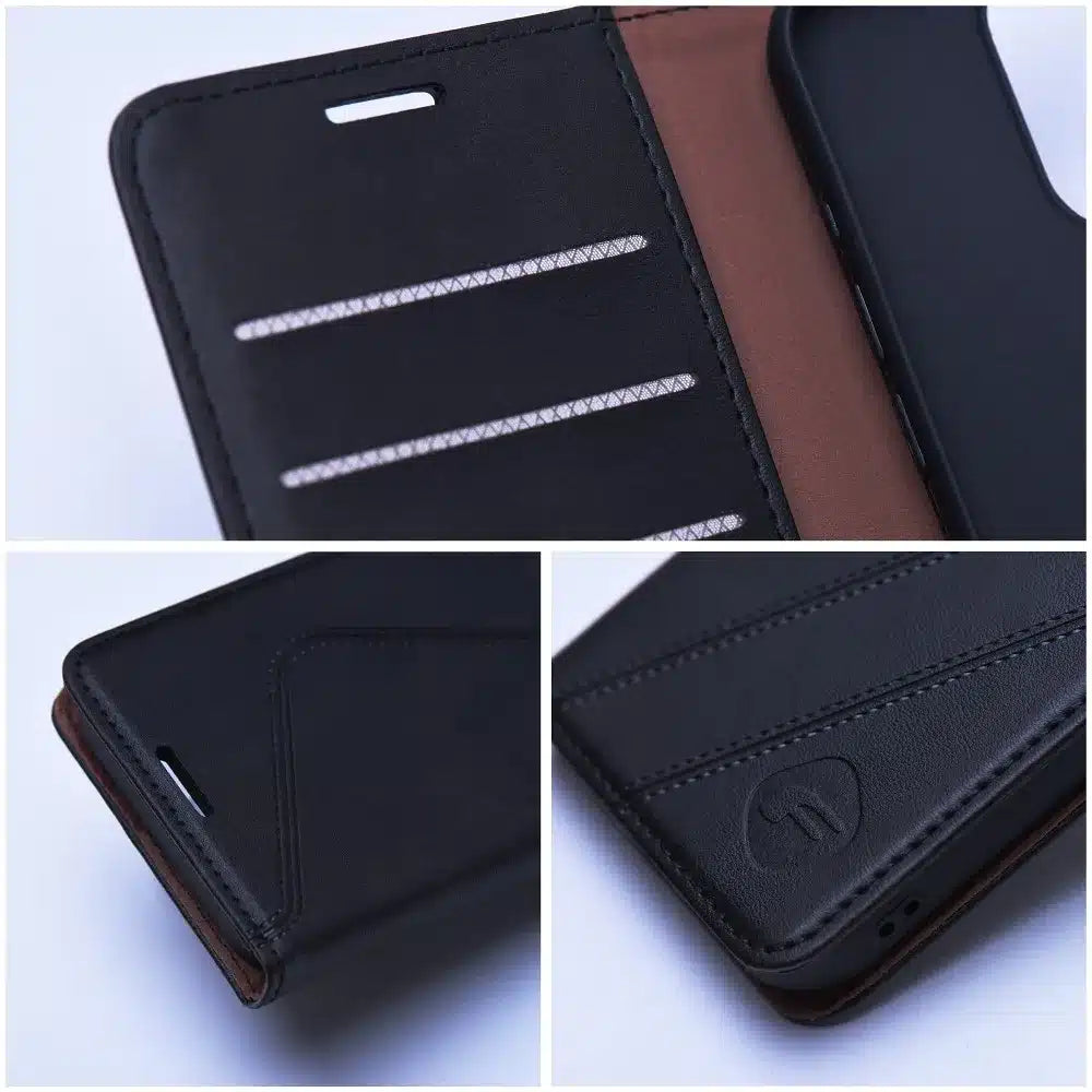 FORCELL F-PROTECT RFID Blocker preklopna futrola za SAMSUNG GALAXY A35 crna