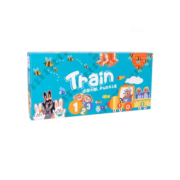 Drvene vlak puzzle