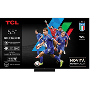 TCL 55C7K LED televizor 139,7 cm (55") 4K Ultra HD Pametni televizor Wi-Fi Metalno 2600 cd/m²