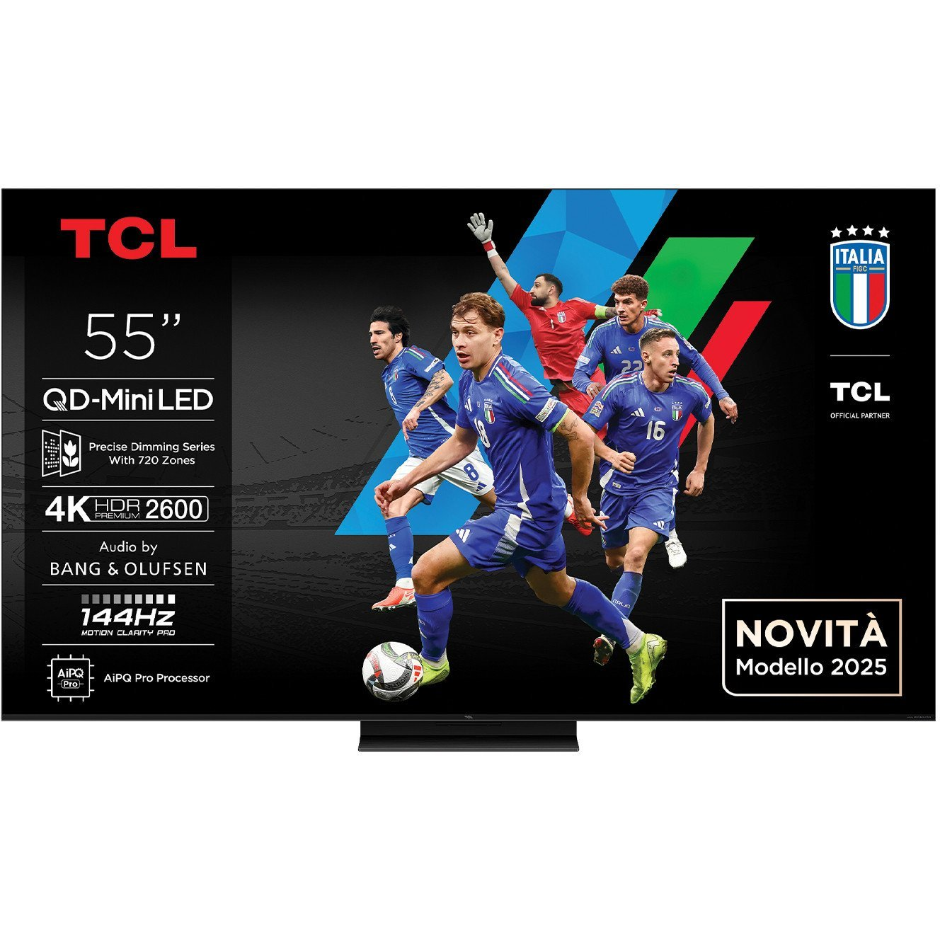 TCL 55C7K LED televizor 139,7 cm (55") 4K Ultra HD Pametni televizor Wi-Fi Metalno 2600 cd/m²