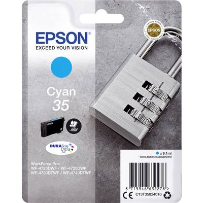 Epson Padlock C13T35824010 spremnik s tintom 1 kom Original Standardni prinos Plavo