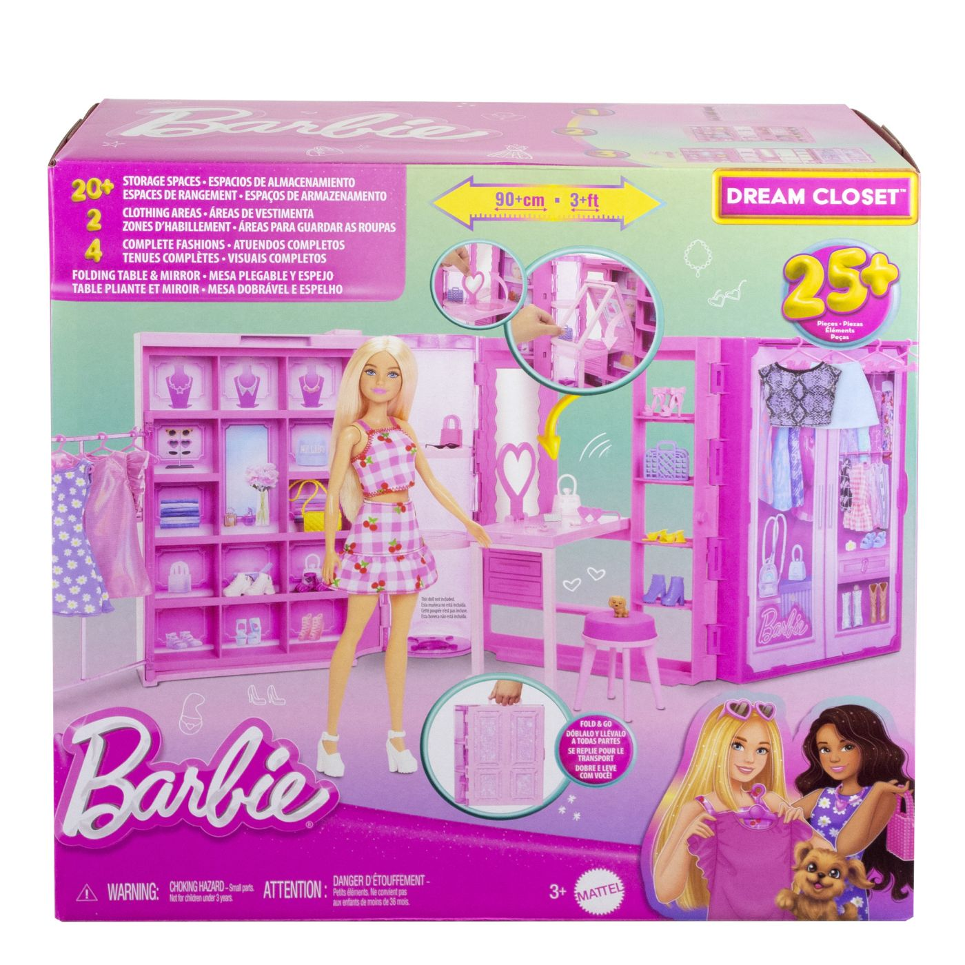 Barbie HXD59 dodatak za lutku Ormar za lutke