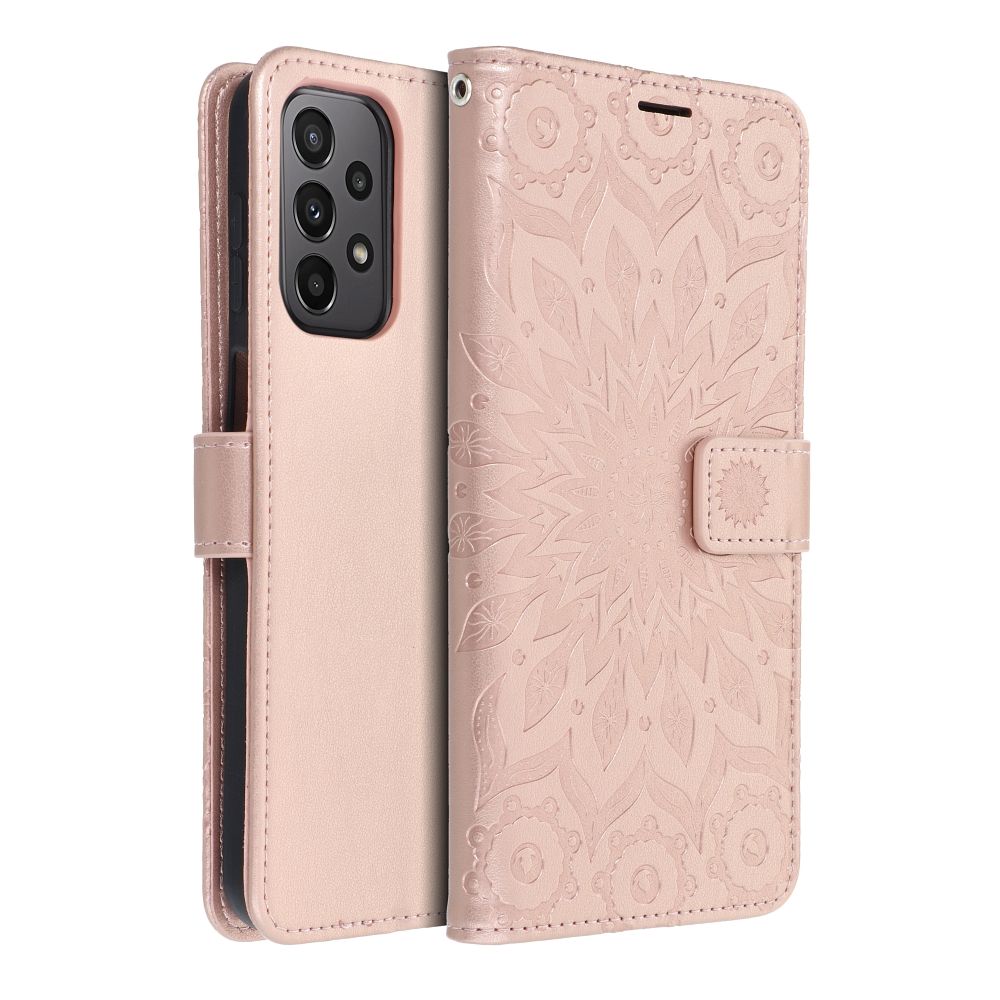 Forcell MEZZO Book tok SAMSUNG GALAXY A23 5G mandala rose gold