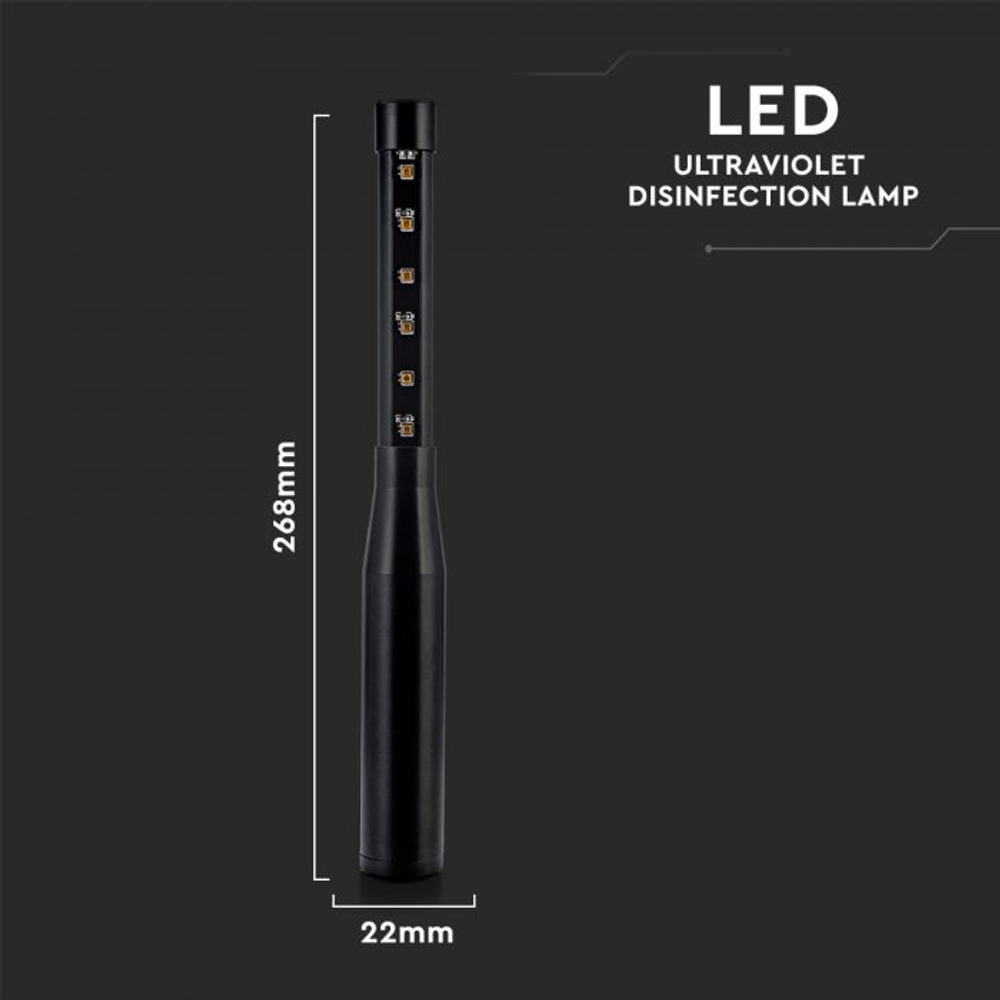 LED UV-C lámpa különböző felületek fertőtlenítésére