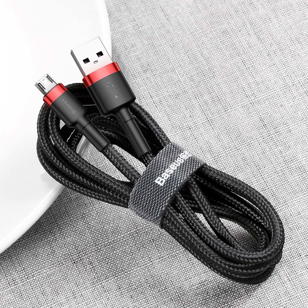 Baseus pleteni USB / Micro USB QC3.0 2.4A