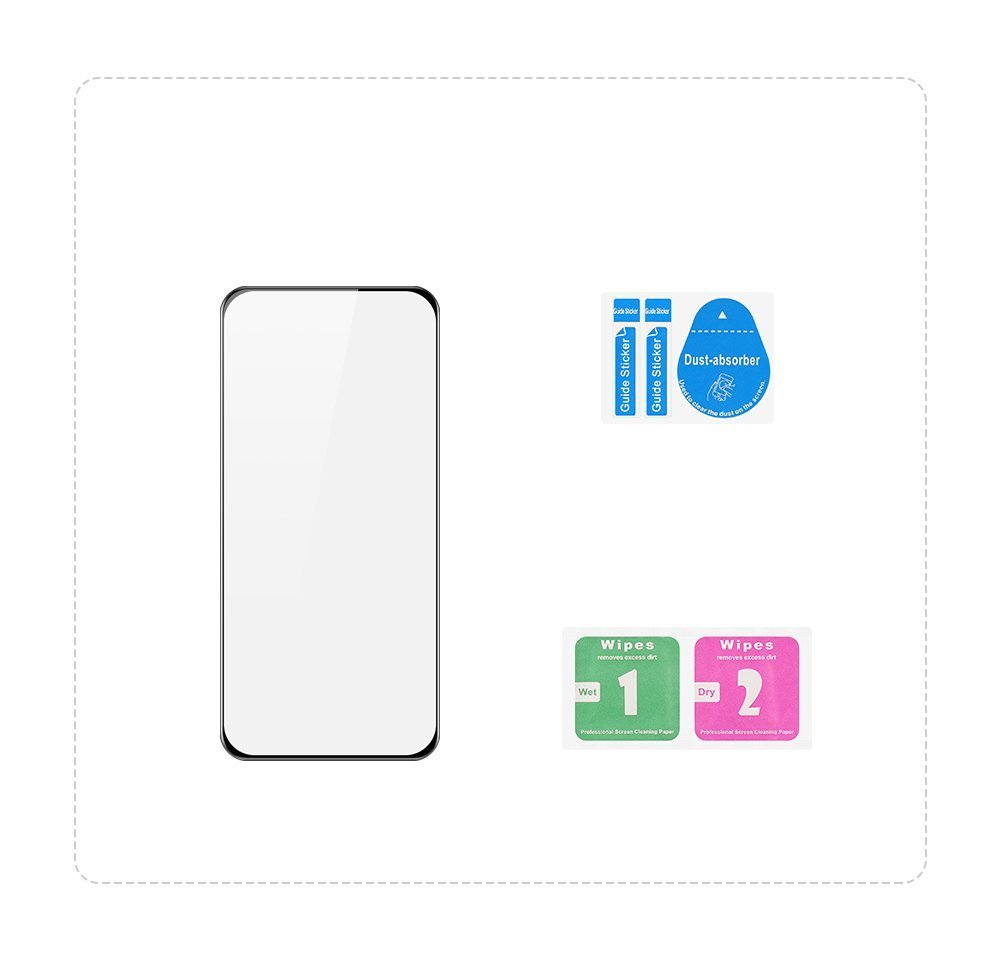 Dux Ducis 3D kaljeno staklo zakrivljeni zaštitnik zaslona Potpuna pokrivenost s okvirom za Xiaomi Mi 11 crna