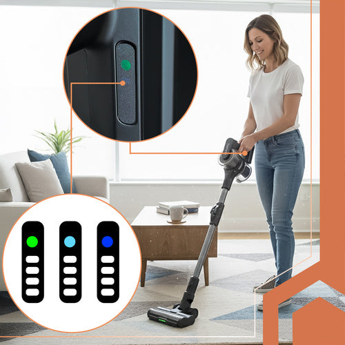 Bežični štapni usisavač Lun Pro 400W - crni