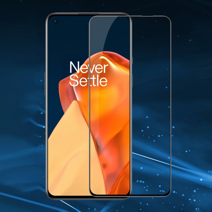 Nillkin CP+PRO Ultra tanko kaljeno staklo pune pokrivenosti s okvirom 0,2 mm 9H za OnePlus 9 crno