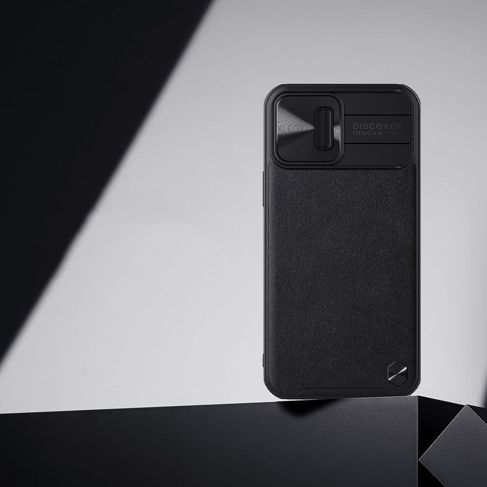 Nillkin CamShield Leather futrola za iPhone 13 Pro Max s poklopcem za kameru