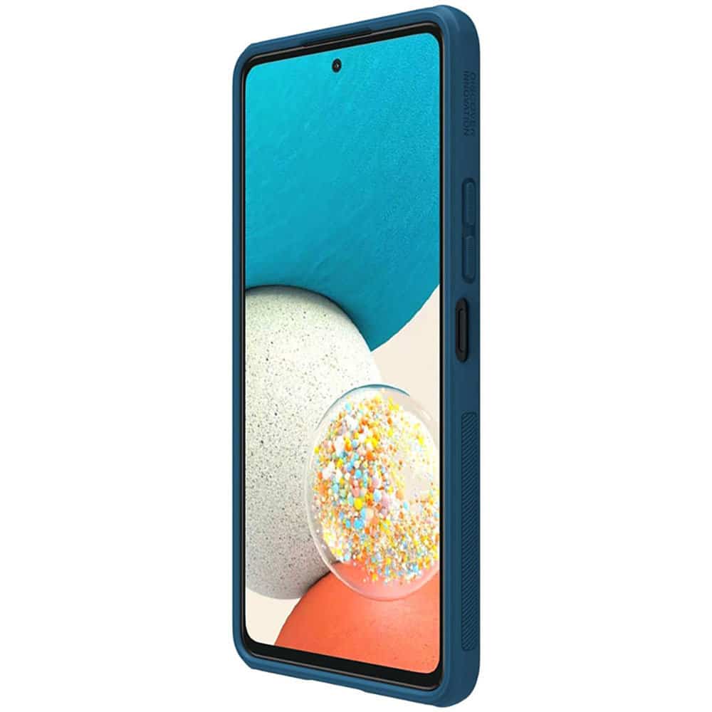 Nillkin Super Frosted Shield Pro izdržljiva maska za Samsung Galaxy A53 5G plava