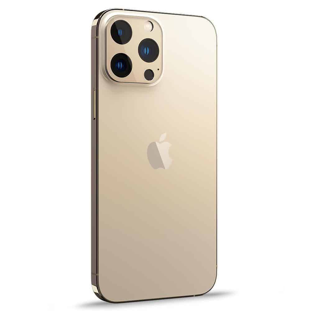 SPIGEN OPTIK.TR ZAŠTITNIK ZA KAMERU 2 kom ZA IPHONE 13 PRO / 13 PRO MAX ZLATNA MASKA