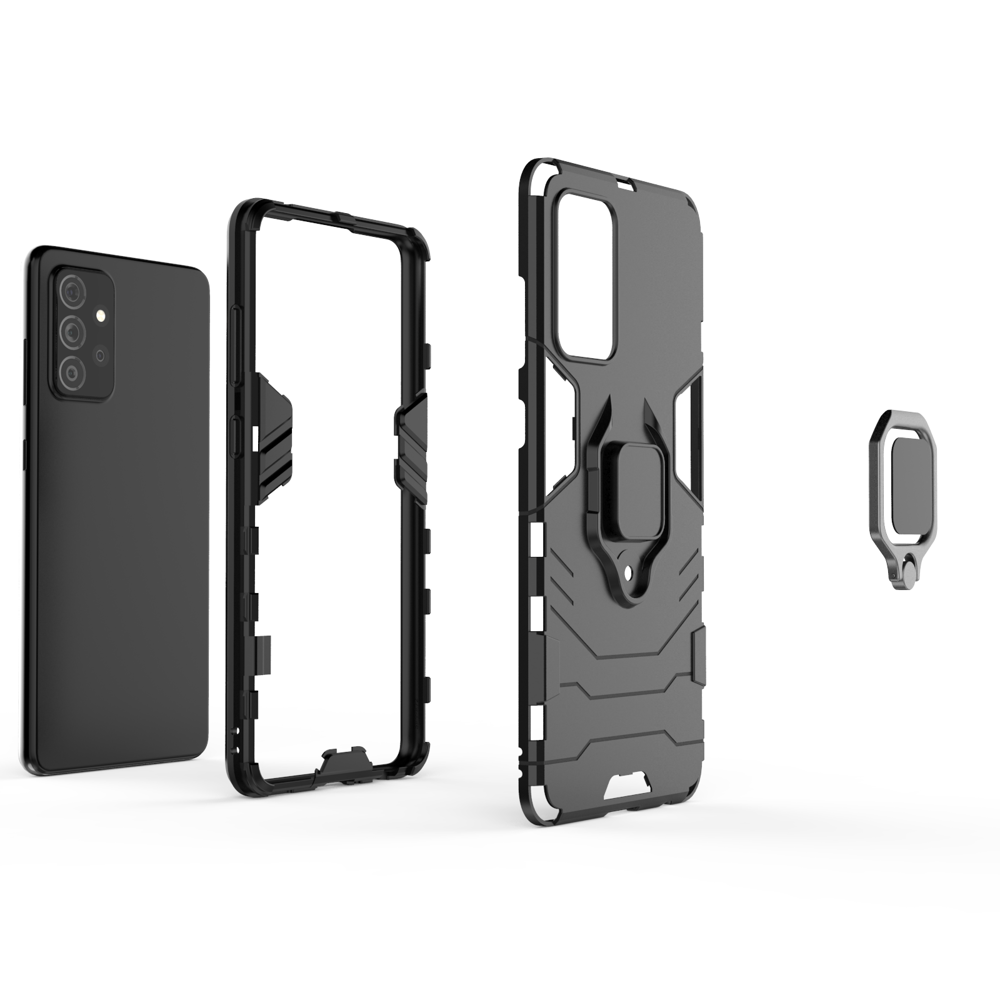 Ring Armor zaštitna futrola sa držačem za Samsung Galaxy A72 4G plava