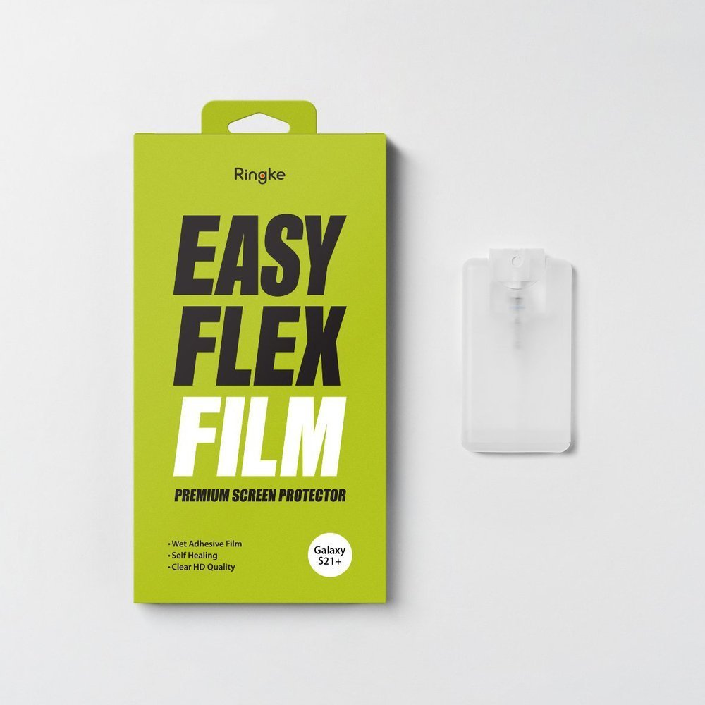 Ringke Easy Flex 2x képernyővédő nedves telepítéshez a Samsung Galaxy S21+ ( S21 Plus ) 5G-hez