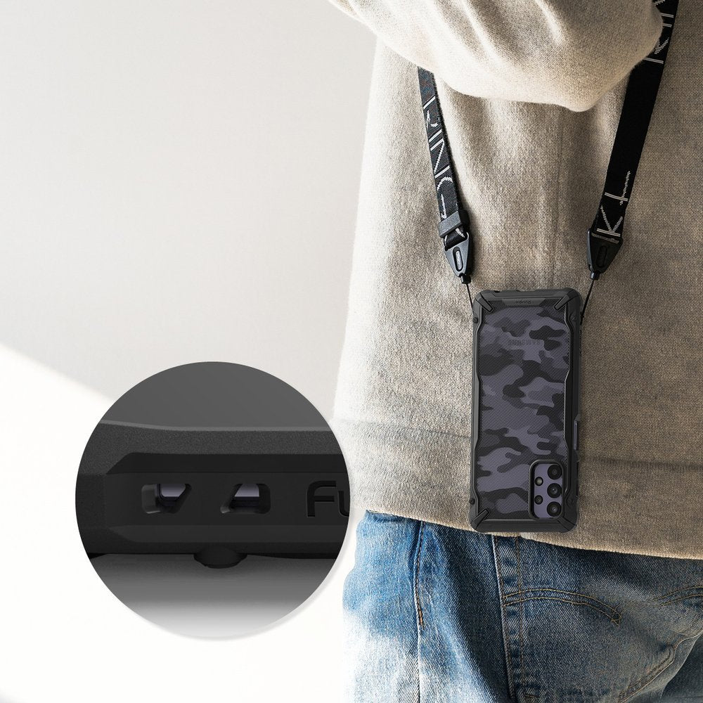 Ringke Fusion X Design izdržljivo kućište s TPU odbojnikom za Samsung Galaxy A32 5G Camo