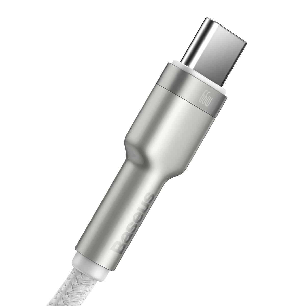 USB kabel za USB-C Baseus Cafule 66W 1m (bijeli)