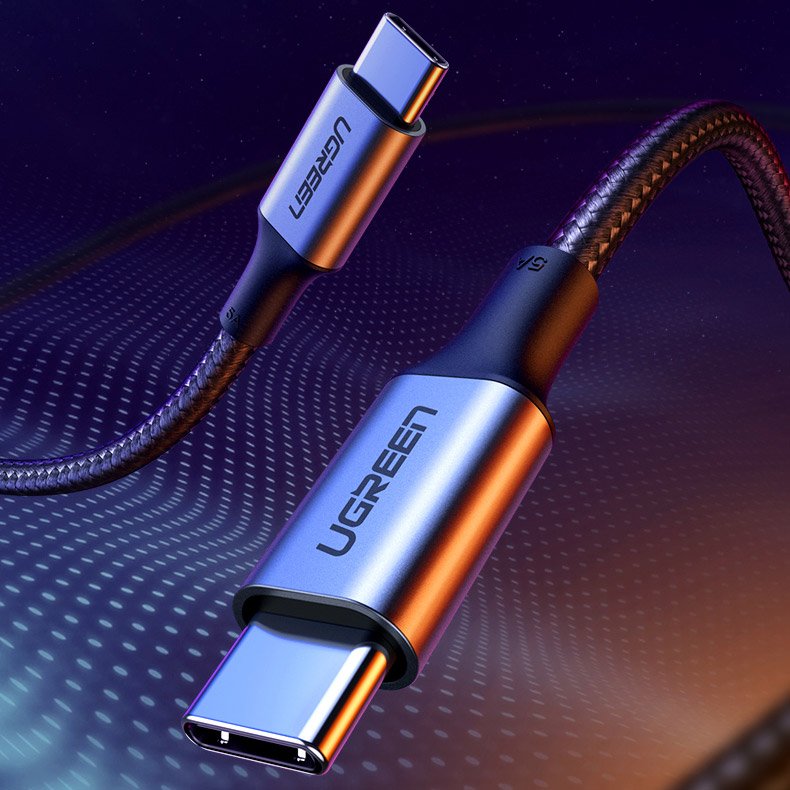 Ugreen USB Type C-Type C kabel 5 A PD QC100 W 3.0 FCP 1 m