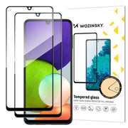 Wozinsky 2 x kaljeno staklo puna pokrivenost s okvirom za Samsung Galaxy A22 5G