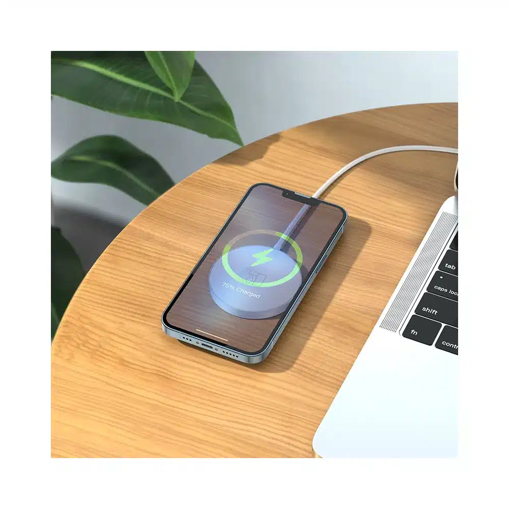 HOCO 3u1 15W induktivni punjač kompatibilan s MagSafe Delight CW41 bijeli