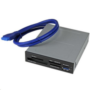 StarTech.com 35FCREADBU3 čitač kartica IDC Crno, Metalno