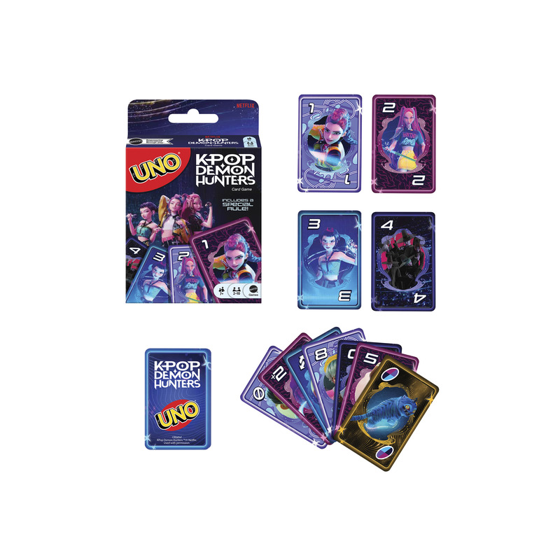 Games UNO K-pop Demon Hunters Igra s kartama Odbacivanje