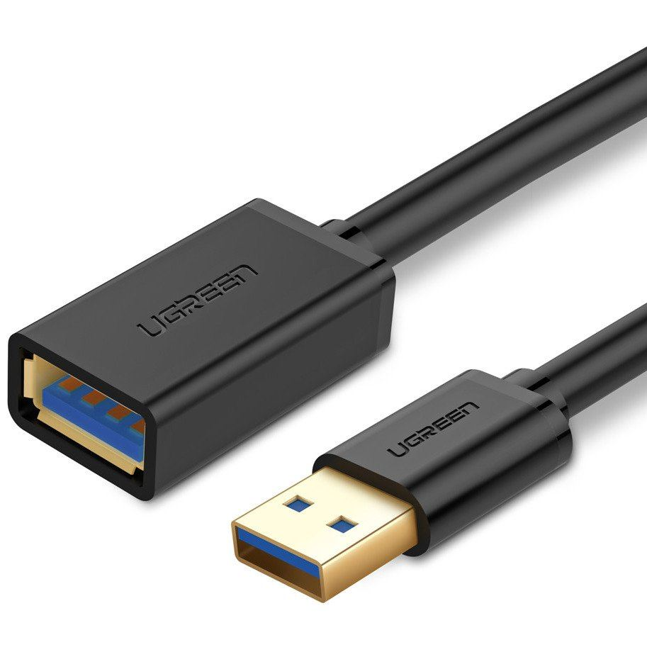 Ugreen US129 USB kabel USB 3.2 Gen 1 (3.1 Gen 1) 0,5 m USB A 5 Gbit/s Crno