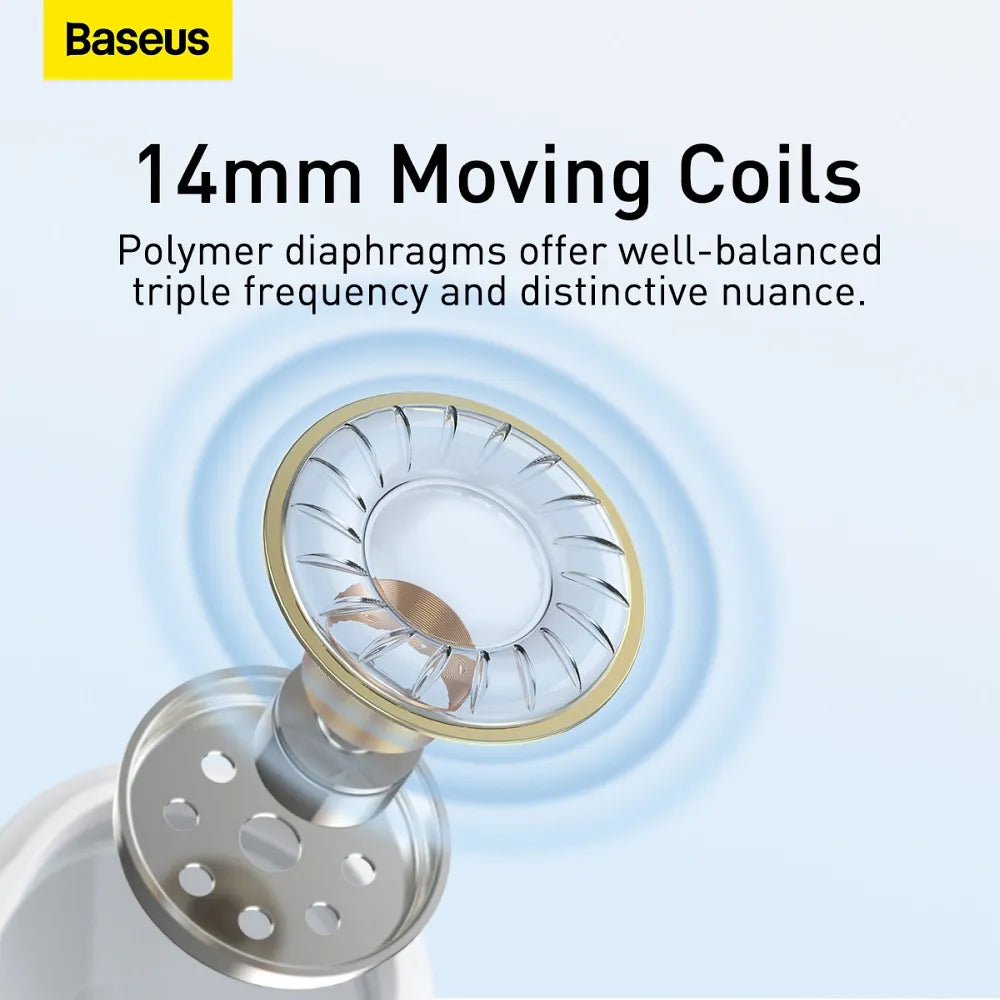 BASEUS slušalice / utičnica za slušalice 3,5 mm ENCOK Žičane H17 NGCR020002