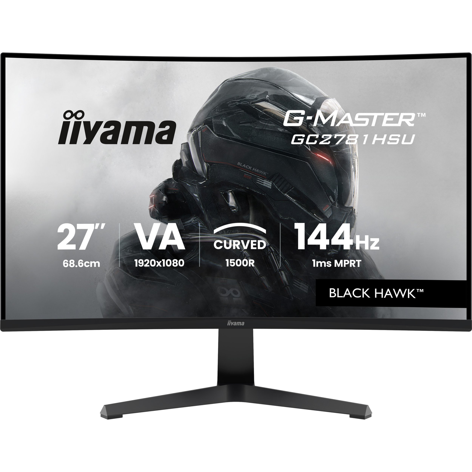 iiyama G-MASTER GC2781HSU-B1 27" 144H računalni monitor 68,6 cm (27") 1920 x 1080 pikseli Crno