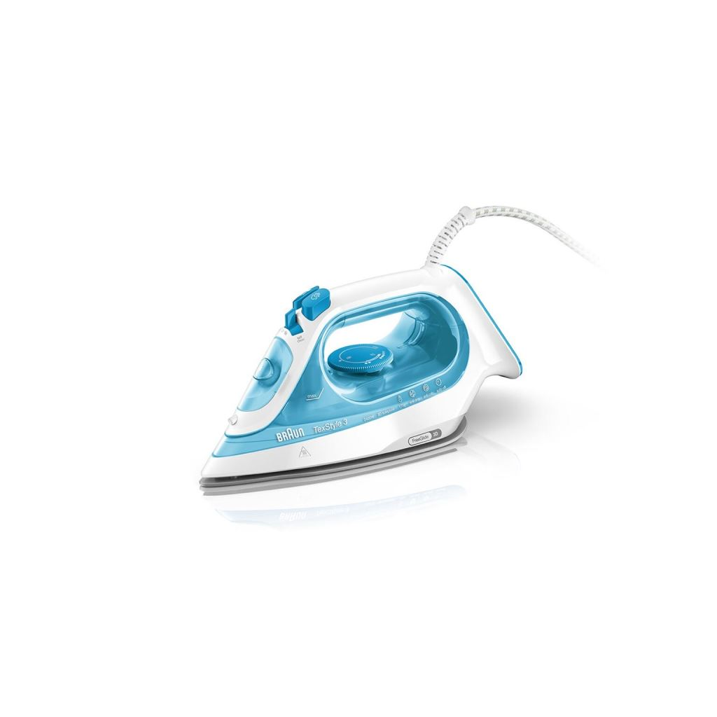 Braun TexStyle 3 Steam Iron SI 3053 Blue Keramička podnica glačala 2400 W Plavo