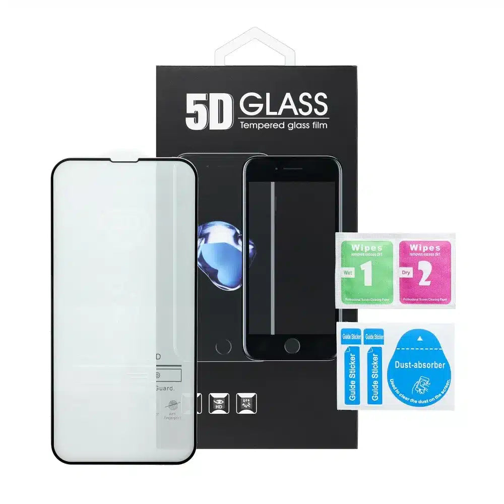 5D Full Glue kaljeno staklo za Samsung Galaxy A71 sa crnim okvirom