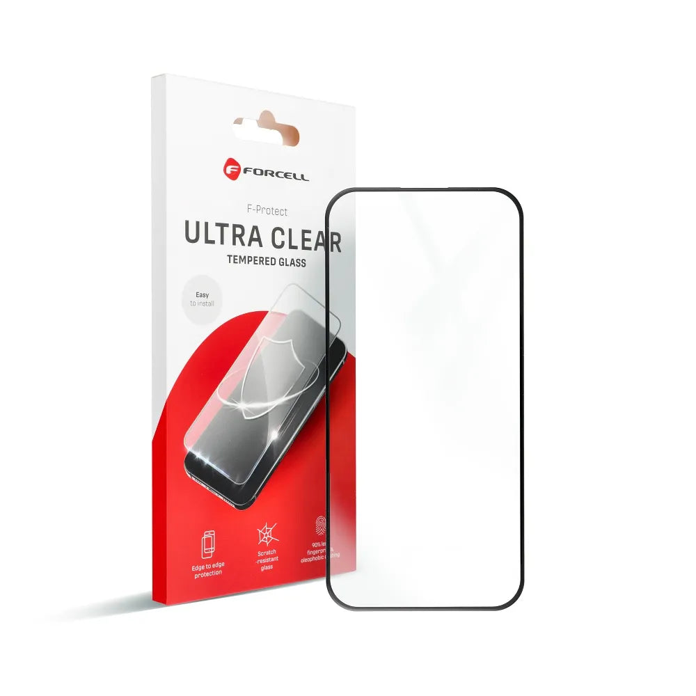 Forcell Ultra Clear kaljeno staklo za Samsung Galaxy A36 / A56 crno