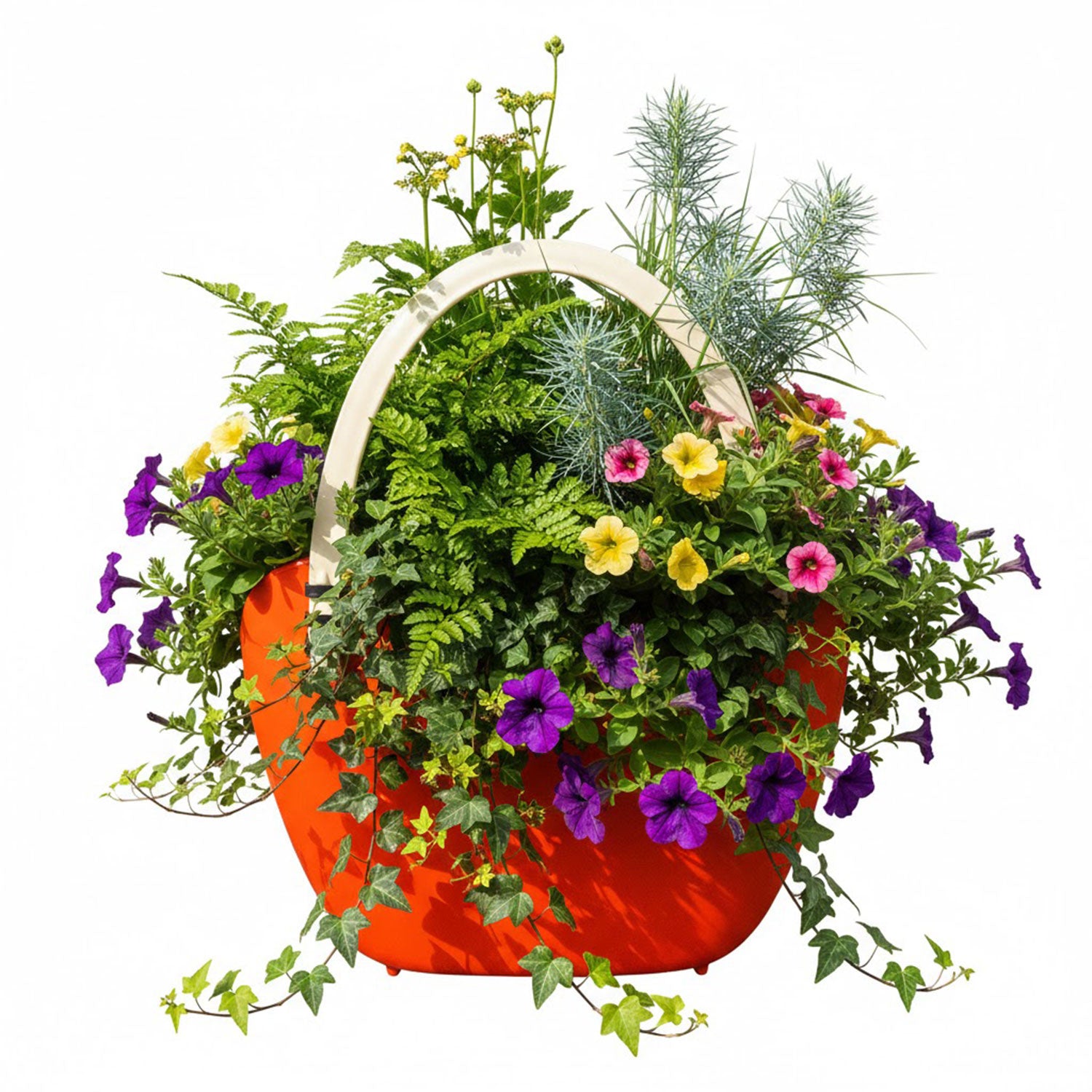 Flower bag tegla - boja narančasta