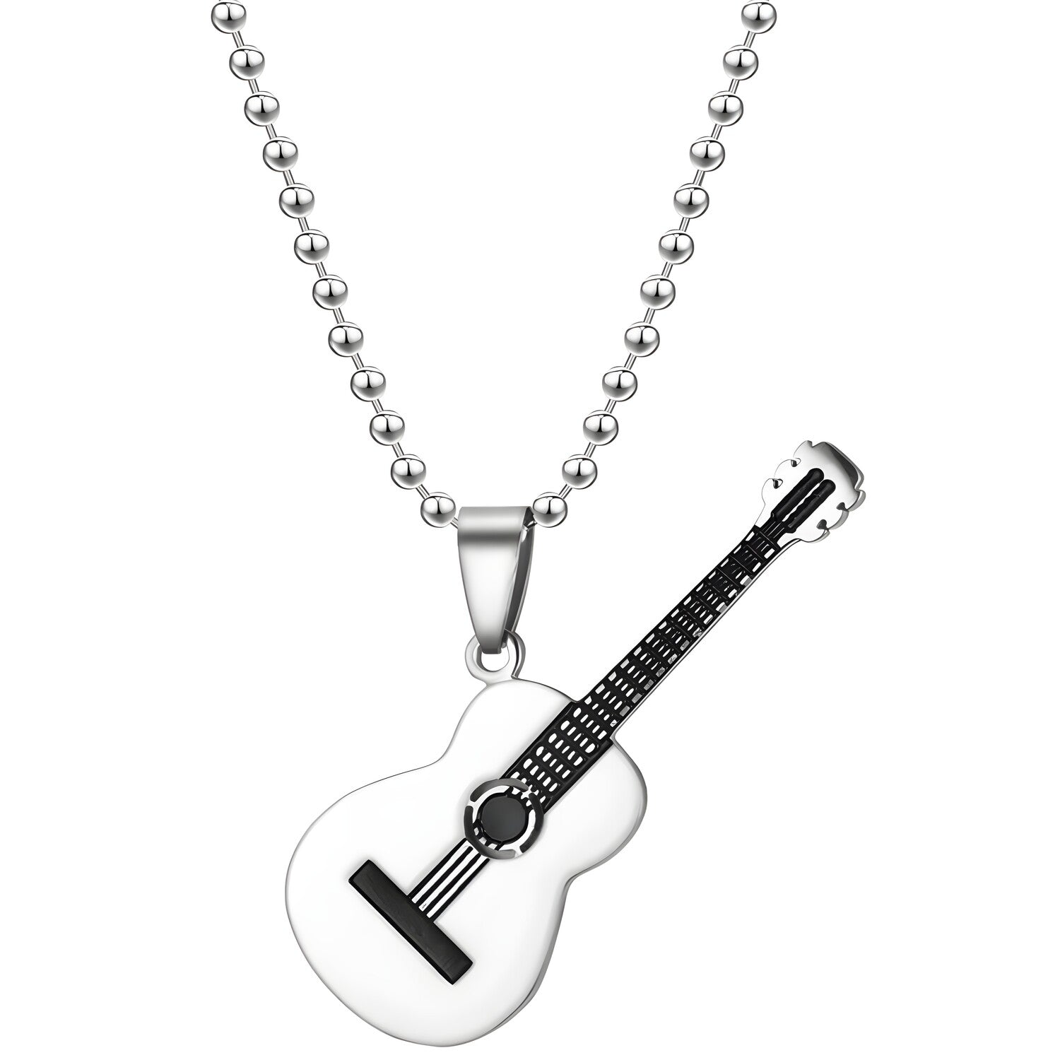 Ogrlica Gitarre - Srebrna KP34219