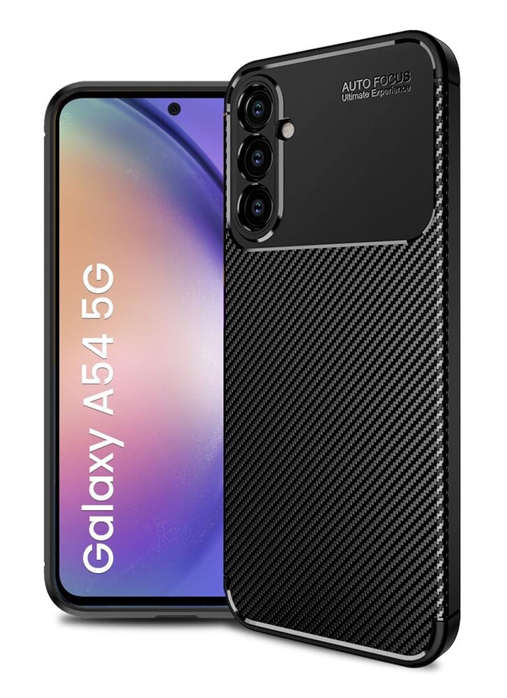 CARBON PREMIUM maska za SAMSUNG GALAXY A54 5G crna