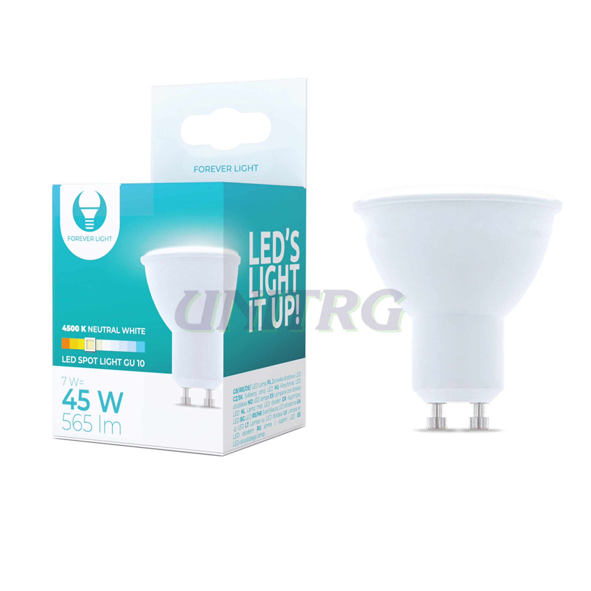 LED GU10 7W 6000K Forever