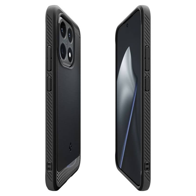 Spigen Rugged Armor maska za Xiaomi 15T mat crna ACS10459